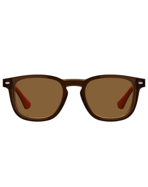 Lunettes de Soleil Homme marron/orange