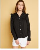 Chemise en jean Natural Gilda black stone