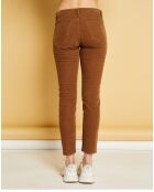 Pantalon slim en Velours côtelé Arizona toffee