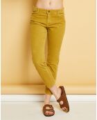 Pantalon slim en Velours côtelé Arizona ocre