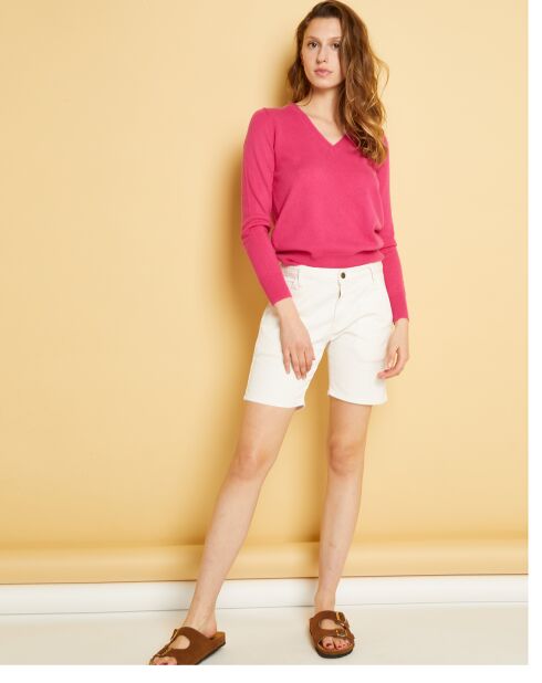Short en jean Mels sable