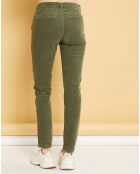 Pantalon chino Natural Tess military kaki