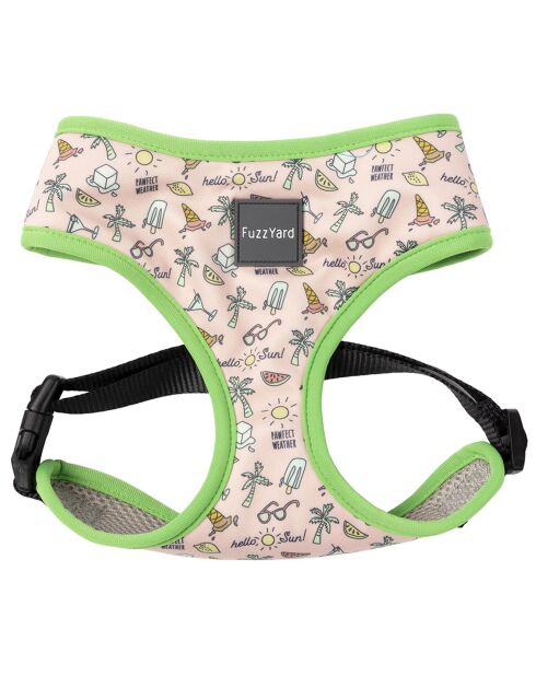 Harnais Hello Sun  rose/vert