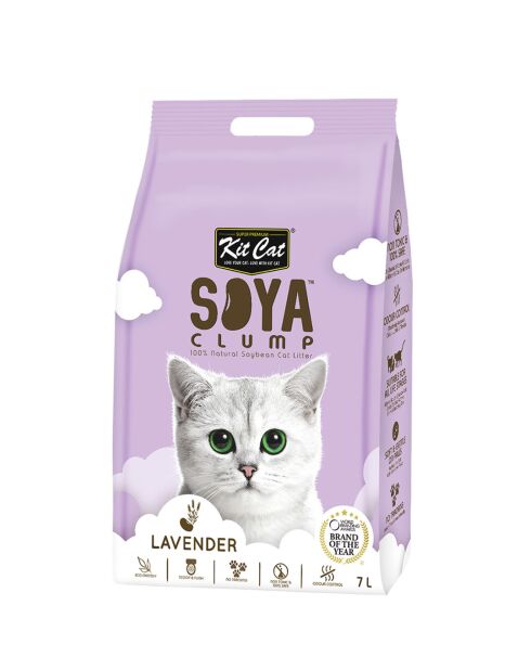 Öko-Einstreu auf Sojabasis - Lavendel 7L