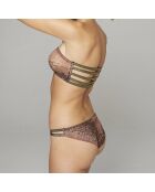 Soutien-gorge bandeau Vanessa marron