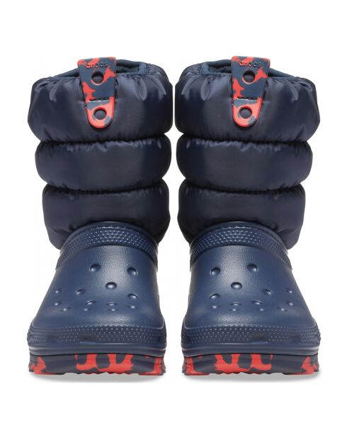 Stivali Gia blu navy/rossi