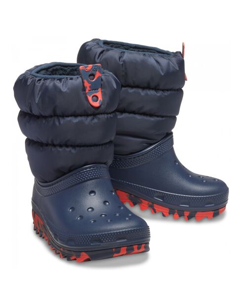 Stivali Gipy navy/rossi
