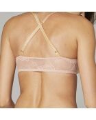 Soutien-gorge bandeau Nicky rose poudré