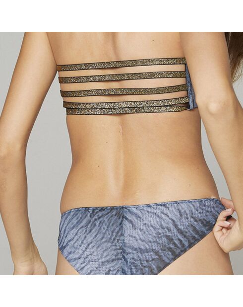Soutien-gorge bandeau Vanessa bleu