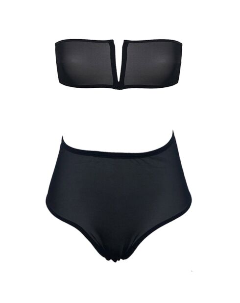 Soutien-gorge bandeau Ema noir