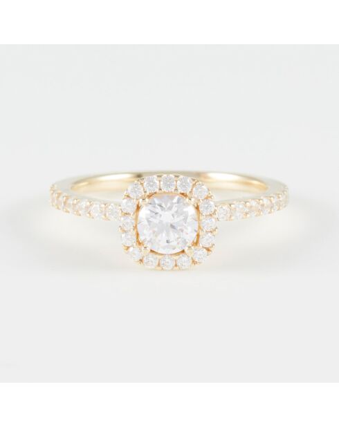 Bague Stamford Zirconium or jaune