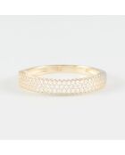 Anillo de oro amarillo Daisy Zirconio