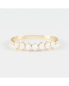 Bague Bella Zirconium or jaune