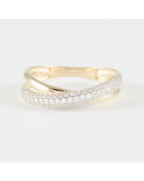 Bague Emma Zirconium or jaune