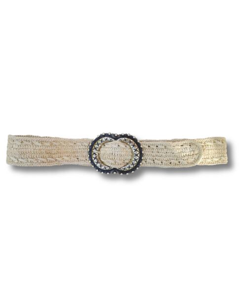 Ceinture en Raphia Elisa naturel