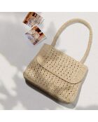 Sac à main en Raphia Félicie naturel - 28x23x10 cm