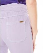 Pantalon droit Thais parme