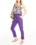 Pantalon Nathalie violet