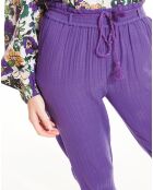Pantalon Nathalie violet
