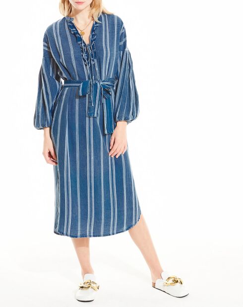 Robe loose Renata bleue