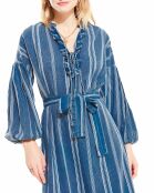 Robe loose Renata bleue