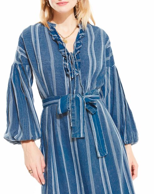 Robe loose Renata bleue