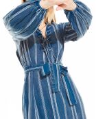 Robe loose Renata bleue