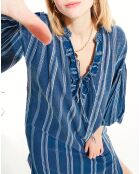 Robe loose Renata bleue