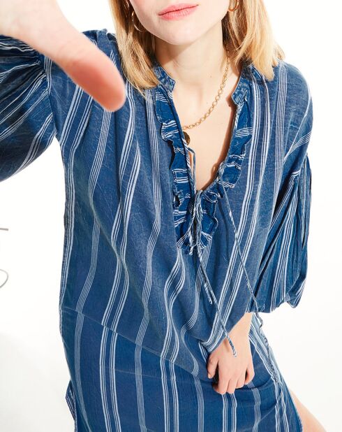 Robe loose Renata bleue