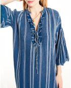 Robe loose Renata bleue