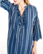 Robe loose Renata bleue