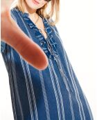 Robe loose Renata bleue