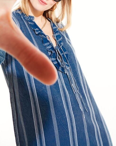 Robe loose Renata bleue