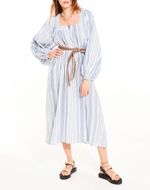 Patricia blaues weites Kleid