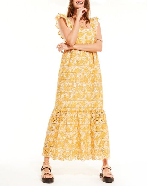 Robe Brigitte jaune