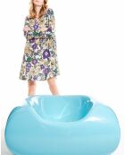 Robe courte Danae violet/multicolore