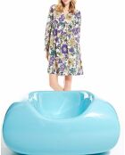 Robe courte Danae violet/multicolore