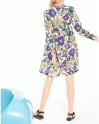 Robe courte Danae violet/multicolore