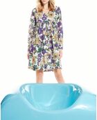 Robe courte Danae violet/multicolore