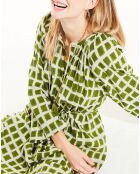 Robe caftan Kyoto verte