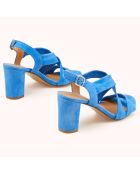 Sandales en Velours de Cuir Vuko jean - Talon 8 cm
