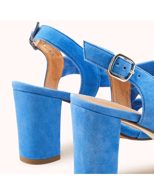 Sandales en Velours de Cuir Vuko jean - Talon 8 cm