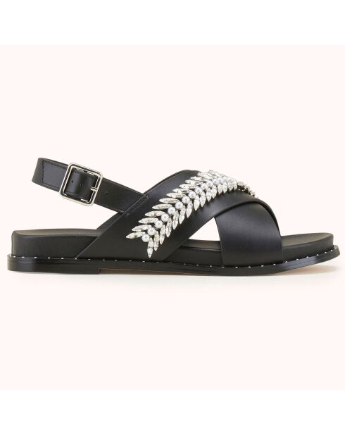 Sandales en Cuir Hefia noires