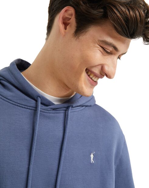 Sweat à capuche Rigby go bleu