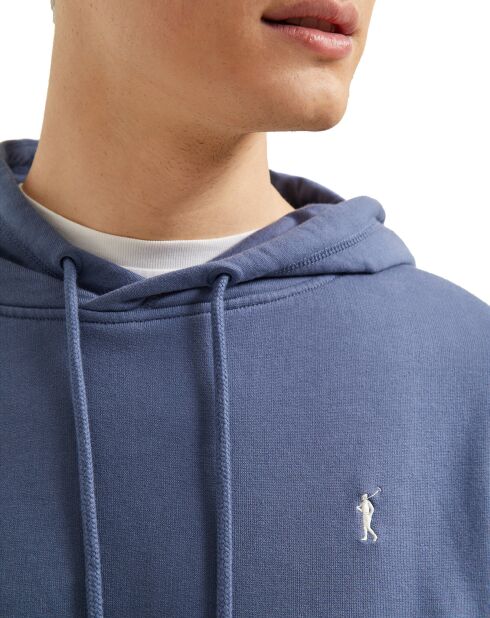 Sweat à capuche Rigby go bleu