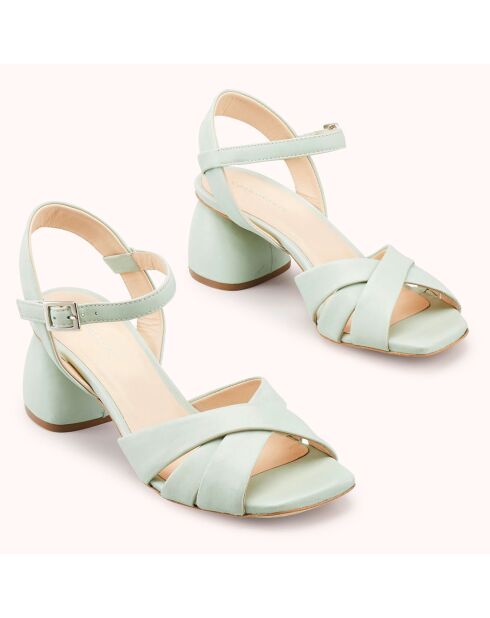 Sandali Bibi in pelle color mandorla - tacco 6 cm