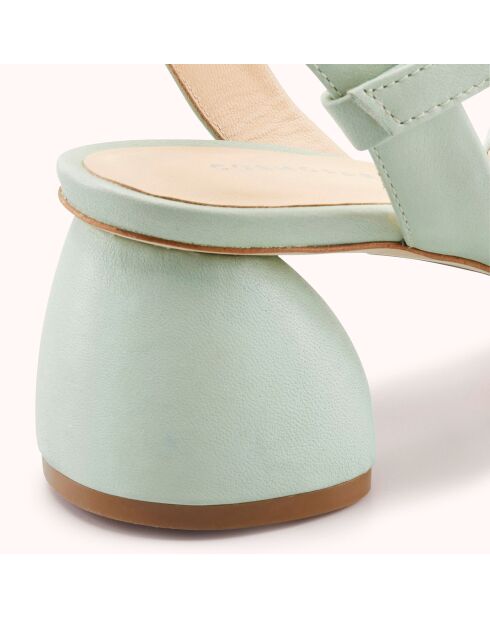 Sandali Bibi in pelle color mandorla - tacco 6 cm