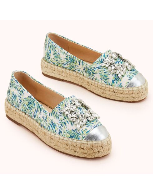 Espadrilles Hijoa en Toile vertes