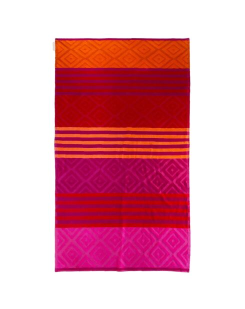Drap de plage jacquard Monterrico multicolore - 90x170 cm