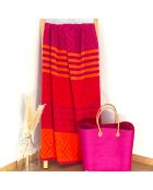Drap de plage jacquard Monterrico multicolore - 90x170 cm
